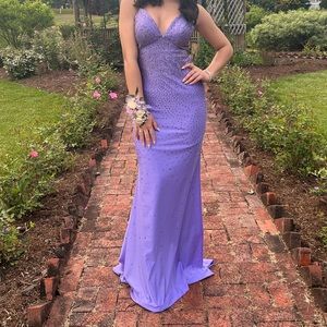 purple prom dress